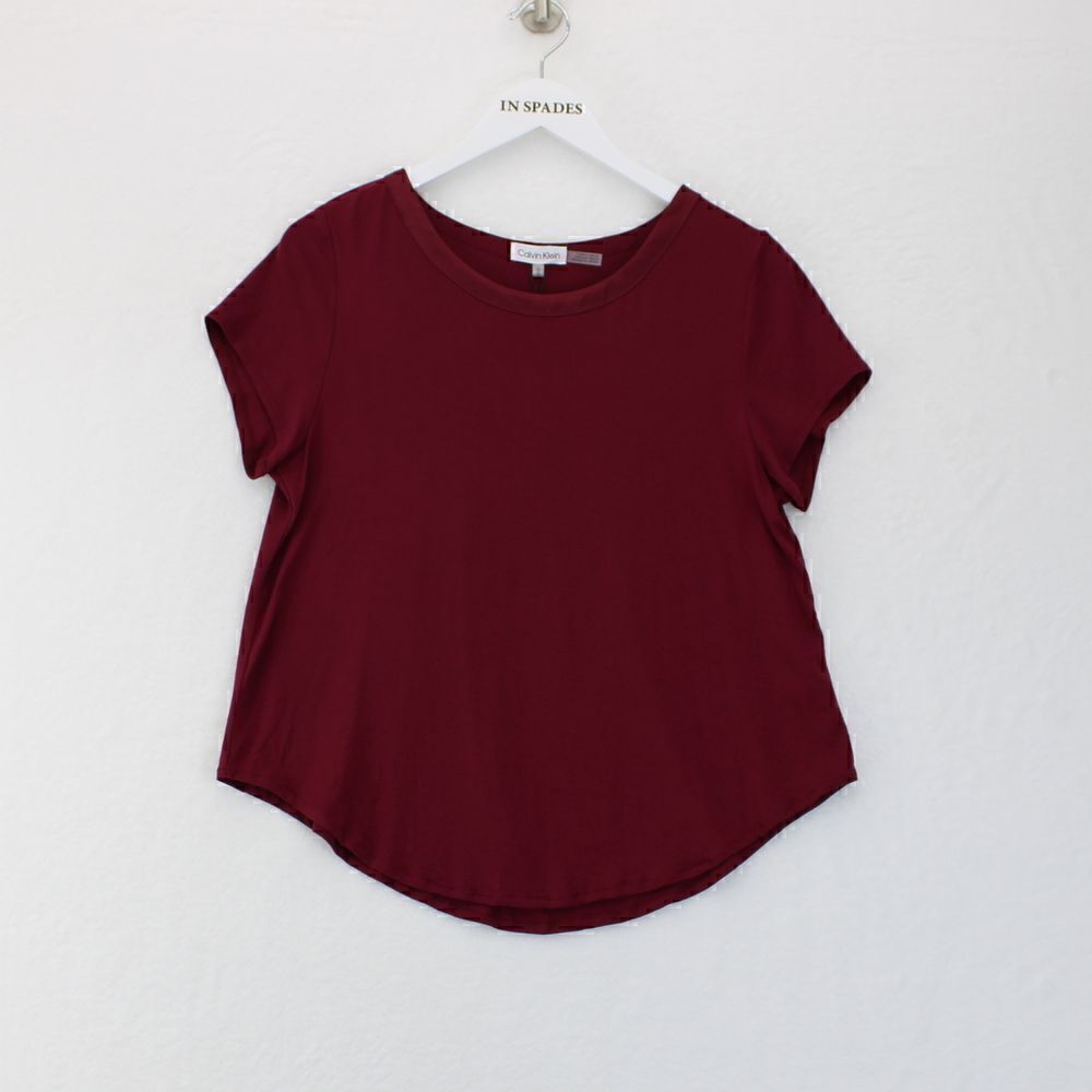 Calvin Klein Blouse in Burgundy